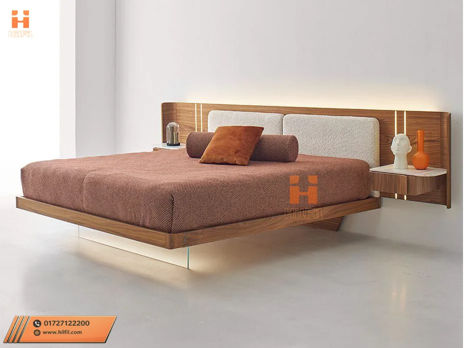 Timber Luxe Fabric Bed