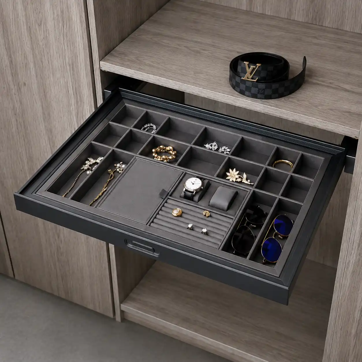 Pull-Out Jewelry Tray Organizer