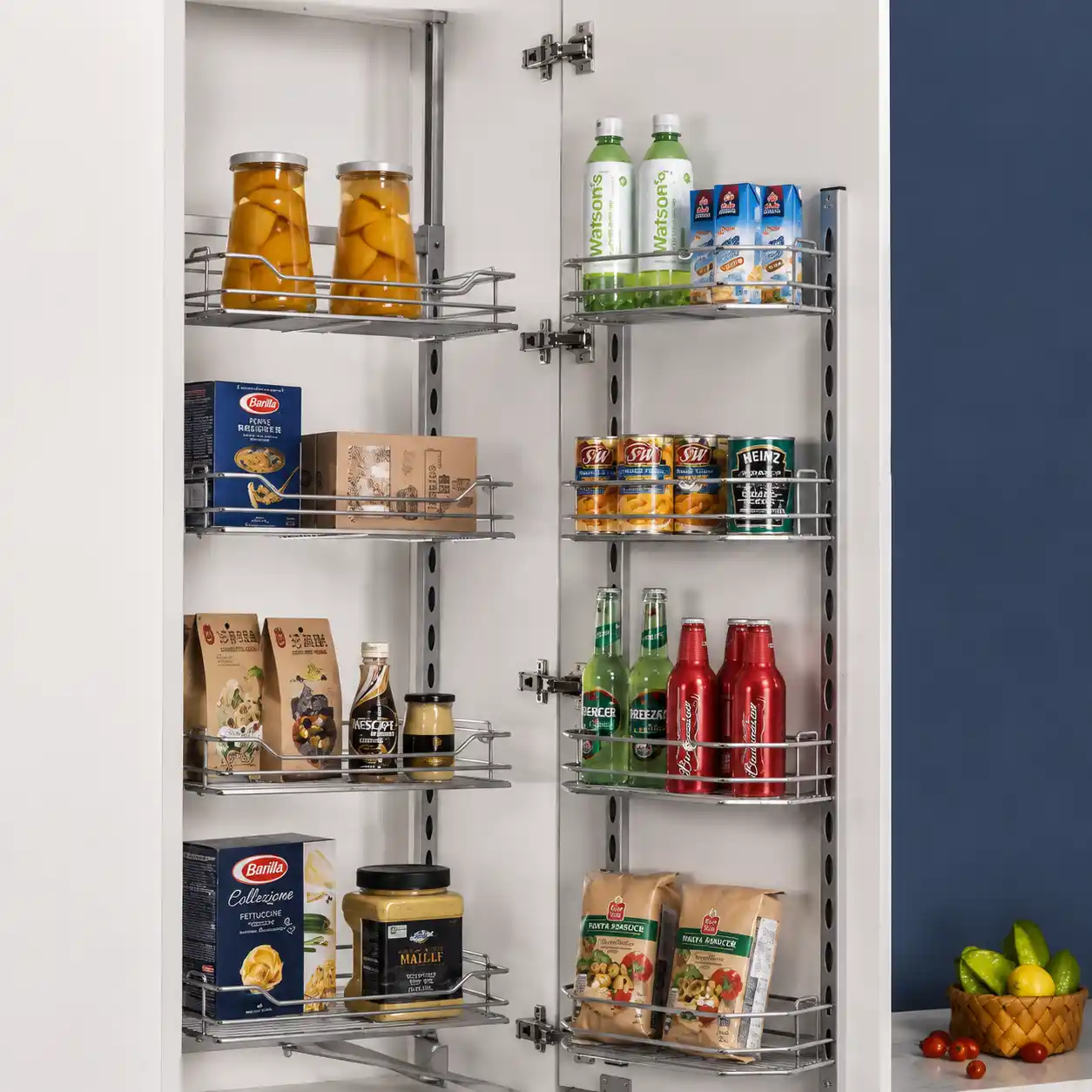 Adjustable Tall Cabinet Pantry Organizer